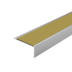 ALH1 PVC R10 elox C-0 perfil de escalera de aluminio